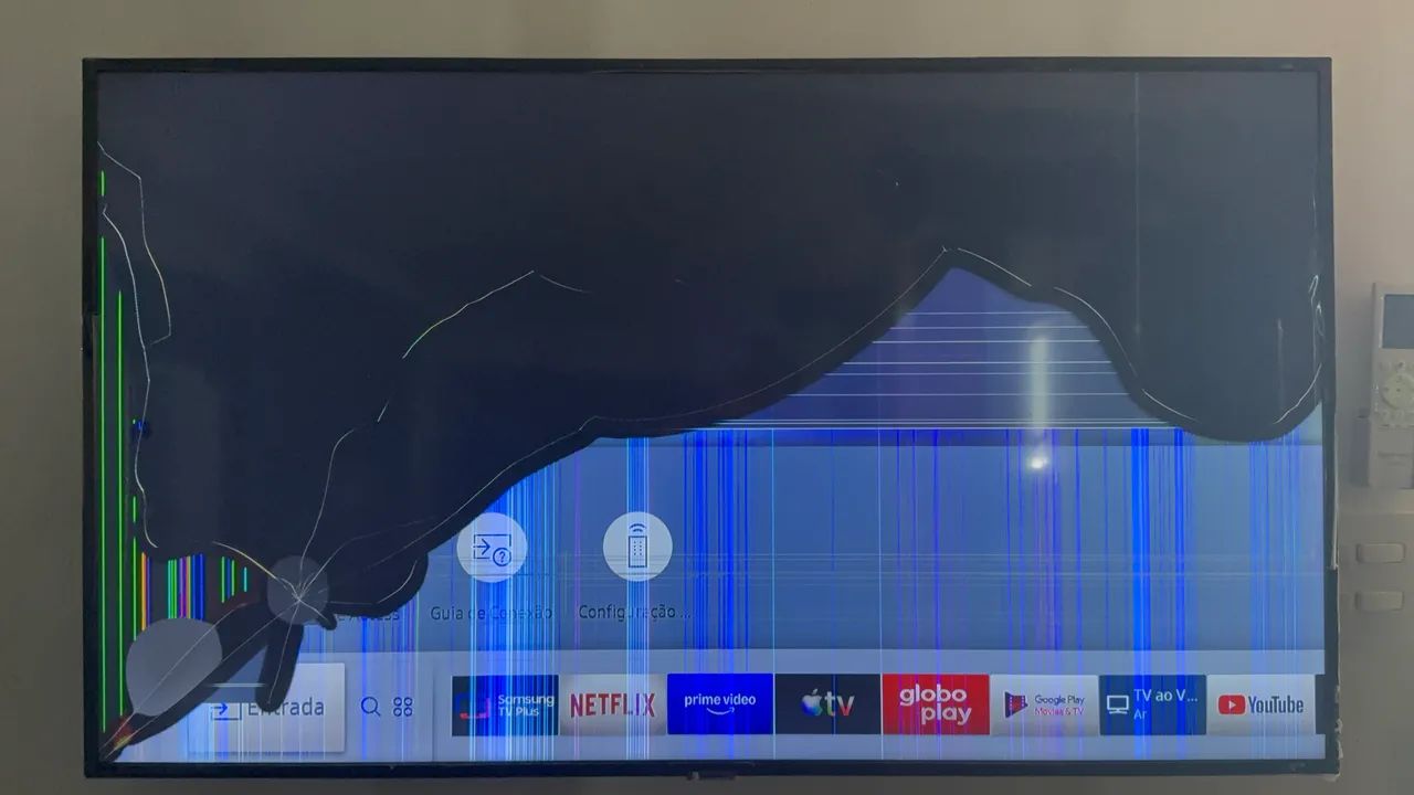 TV 55 polegadas 200,00 retirada de peças , dependendo levo até o local - Foto 2