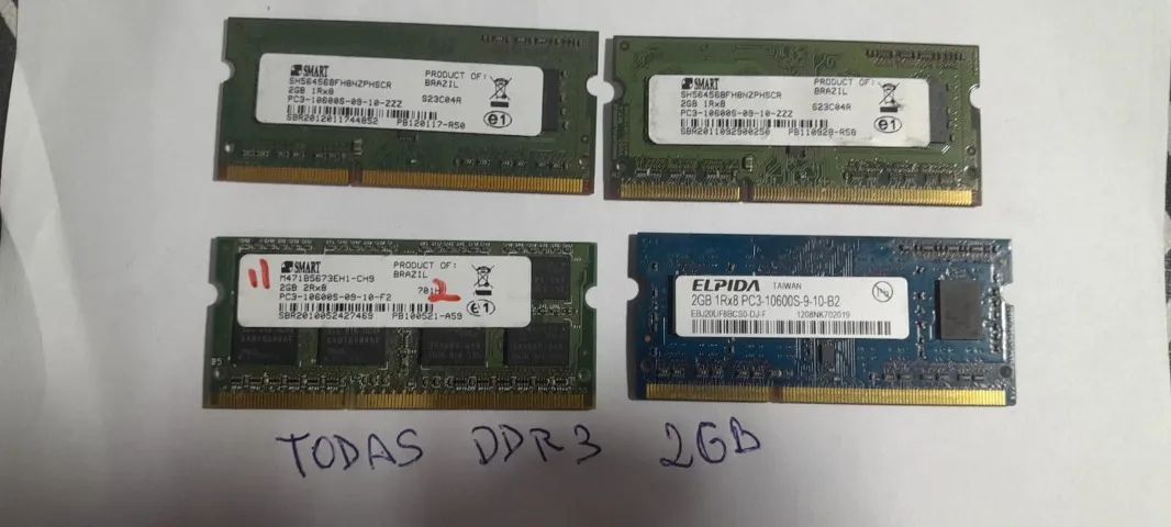 MEMORIA DDR3 DIVERSAS  PARA NOTEBOOK - NITEROI - Foto 2