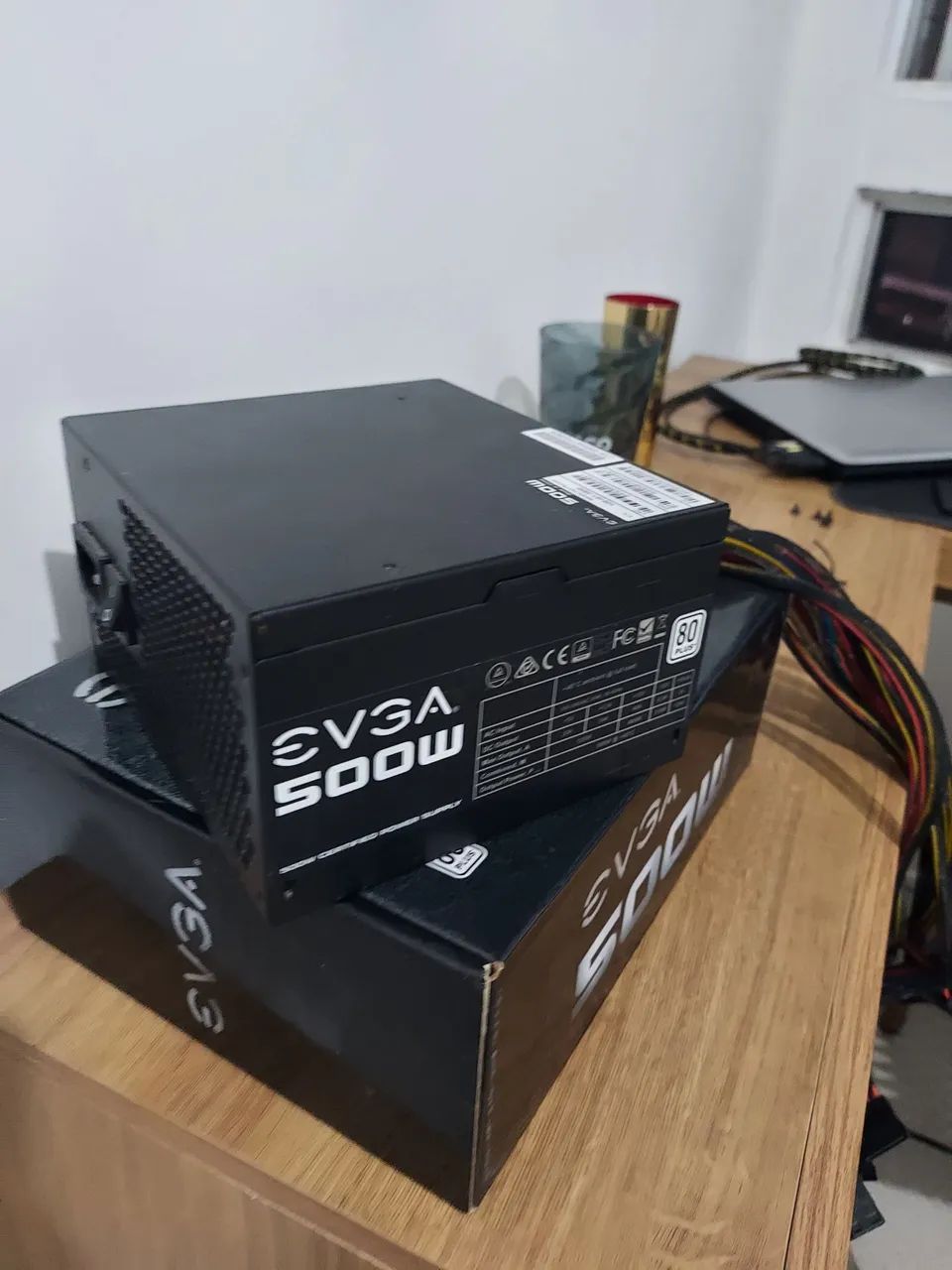 Fonte EVGA 500WATS 80 PLUS WHITE - Foto 3