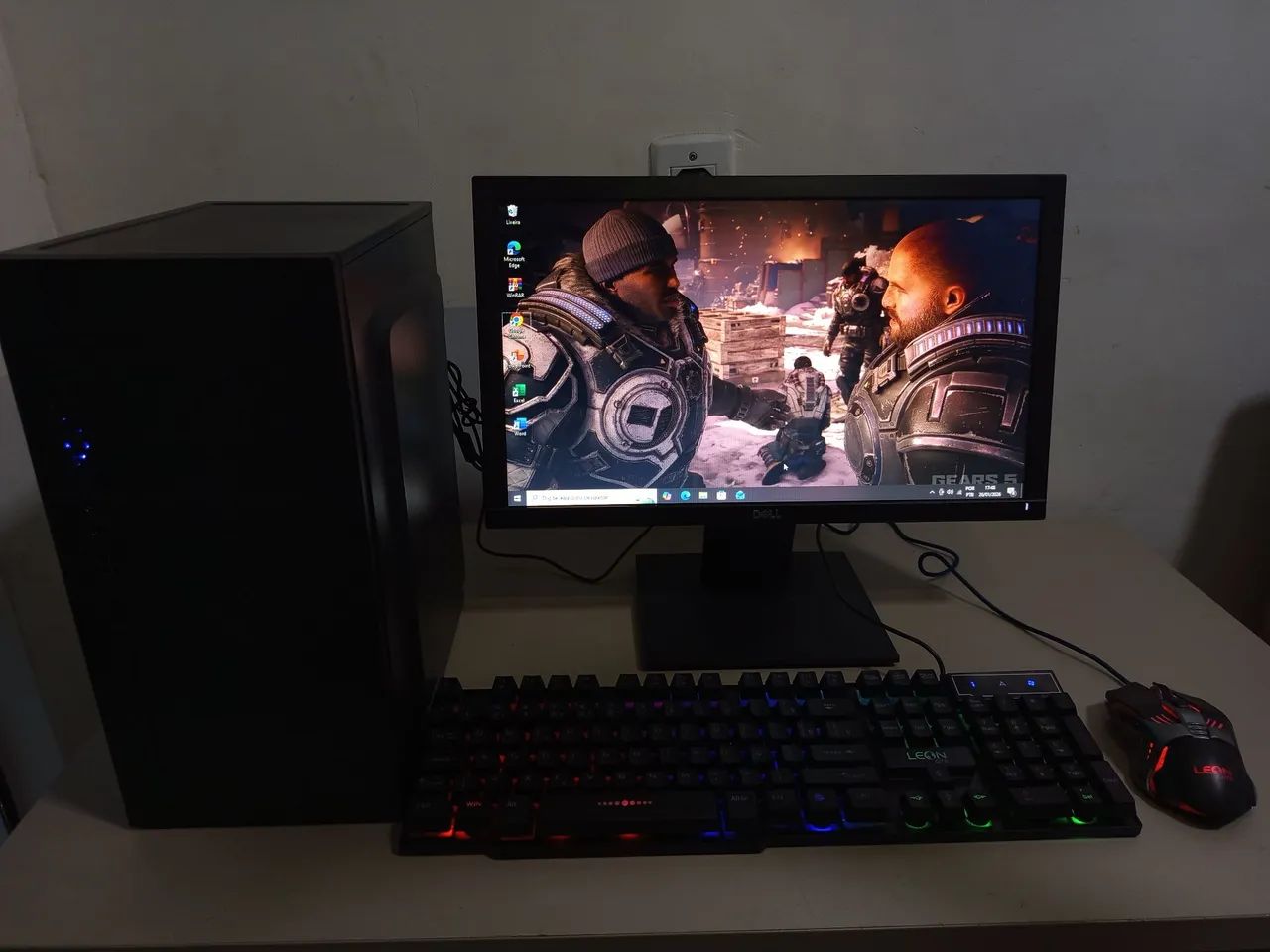 computador core i5-7400 8GB RAM SSD tela 20 polegadas  - Foto 5