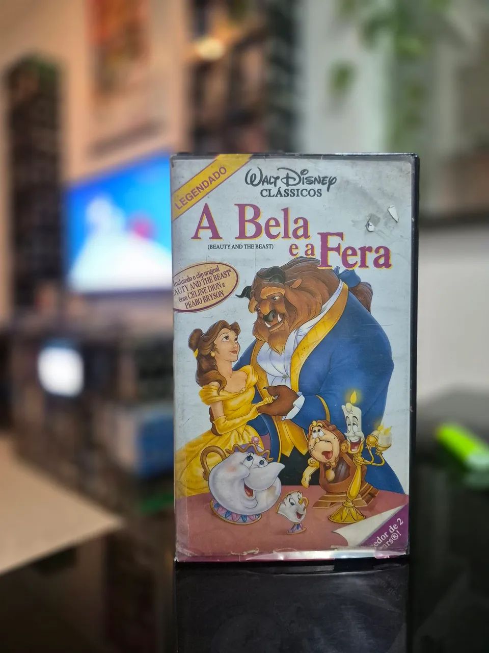 Vhs A Bela e a Fera Legendado 1° Tiragem Raro