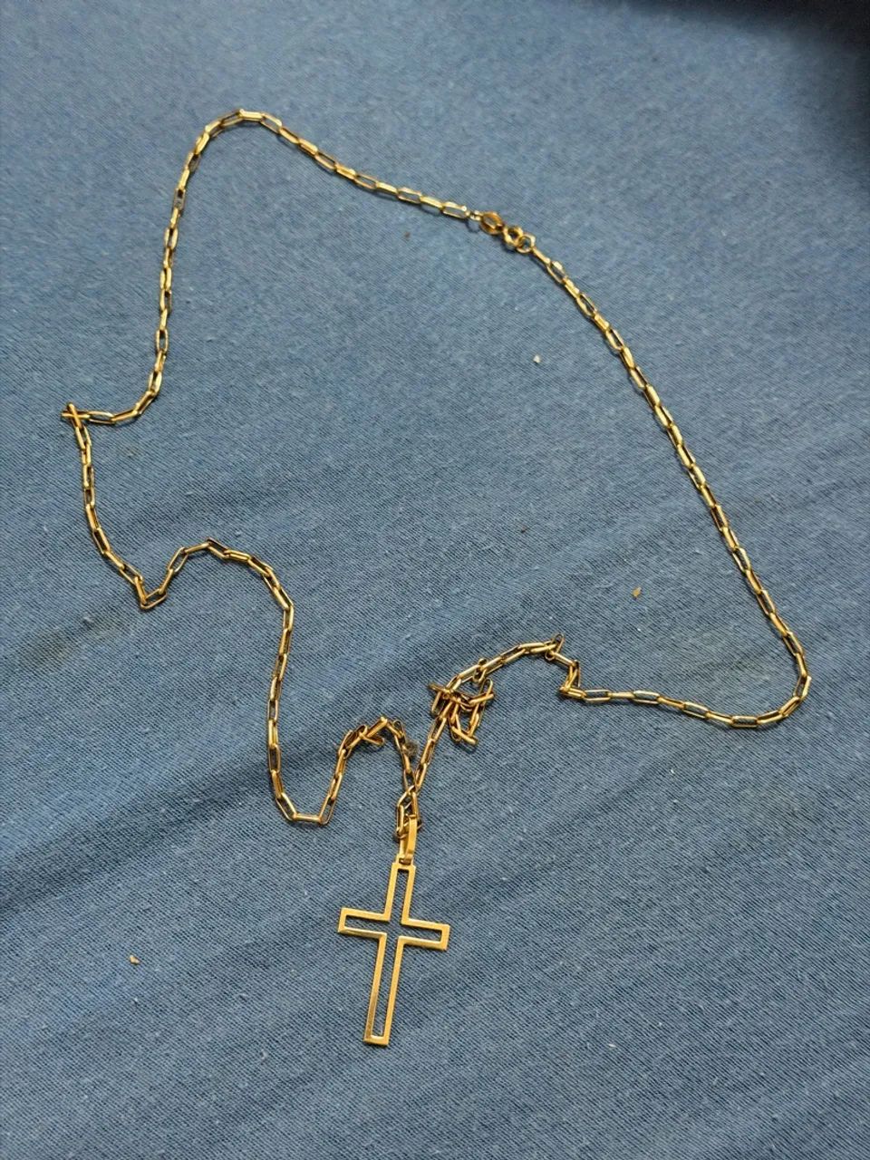 Cordão de ouro 65cm - Foto 2