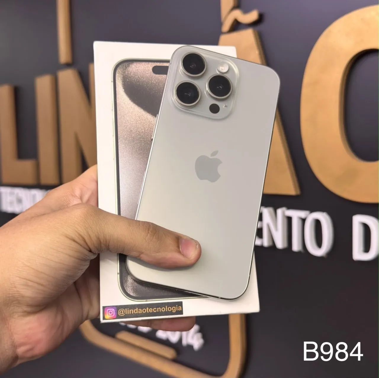 iPhone 15 Pro 128GB Natural - Celulares e Smartphones - Campo