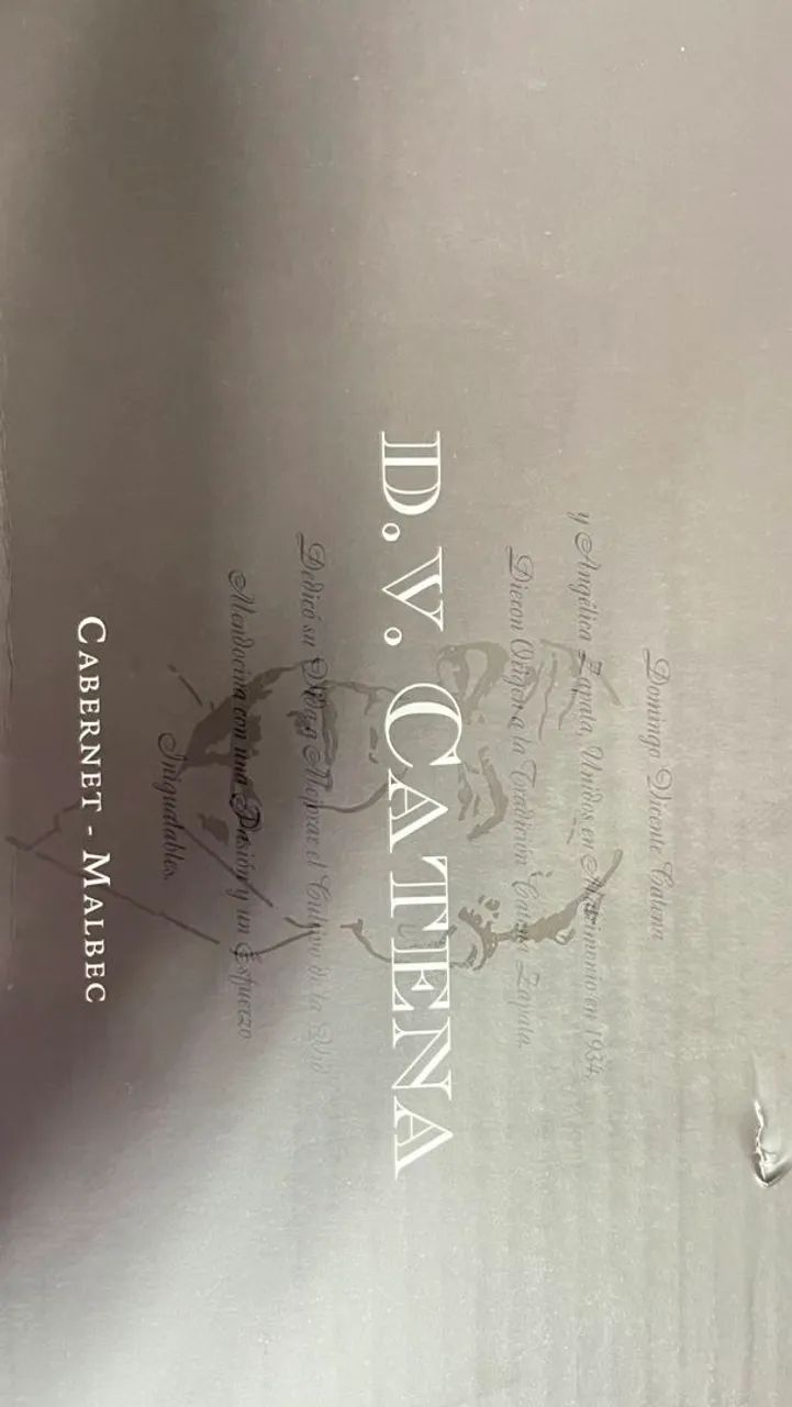 Vinho Dv Catena Tinto Argentino Cabernet Malbec - Foto 2