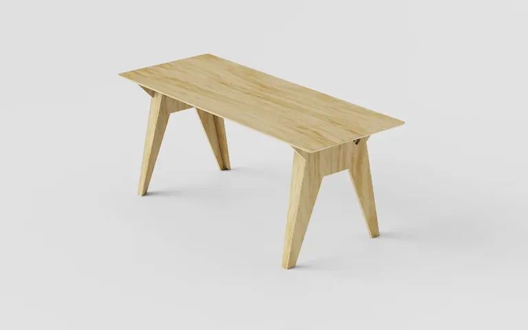 mesa de escritório madeira 180cm