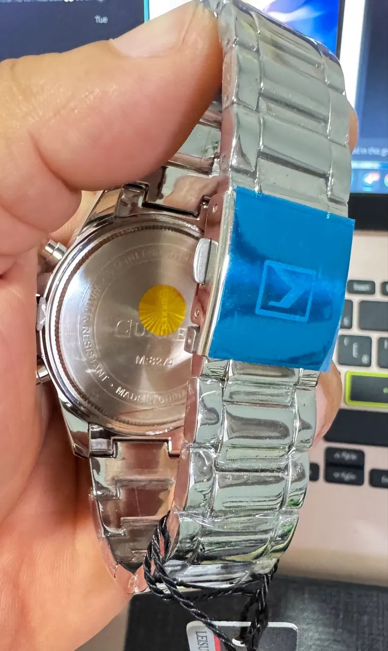 Relógio curren masculino original novo com colador de pulseira e brinde - Foto 4