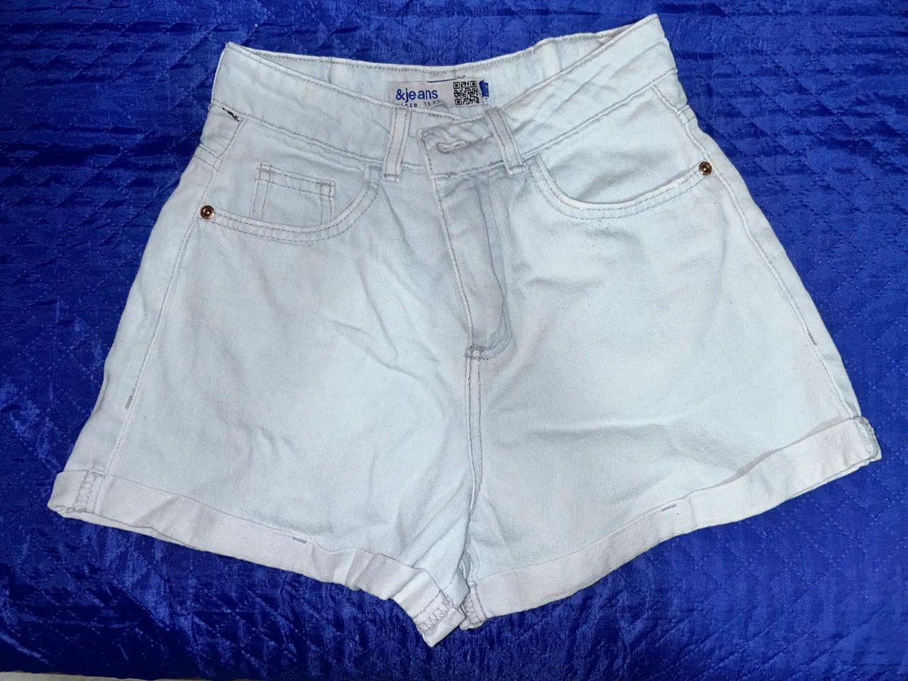 Short jeans C&A usado tamanho 34 - Foto 2