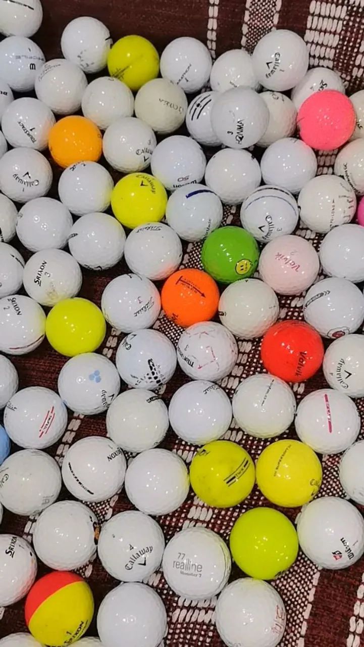 Lote 100 Bolas de Golfe - Marcas Variadas  - Foto 5