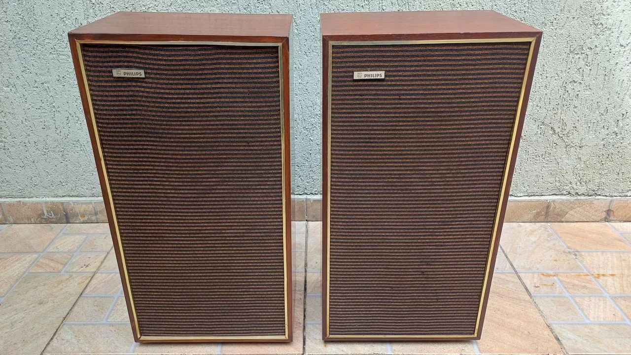 Caixas de Som Vintage Philips GF561