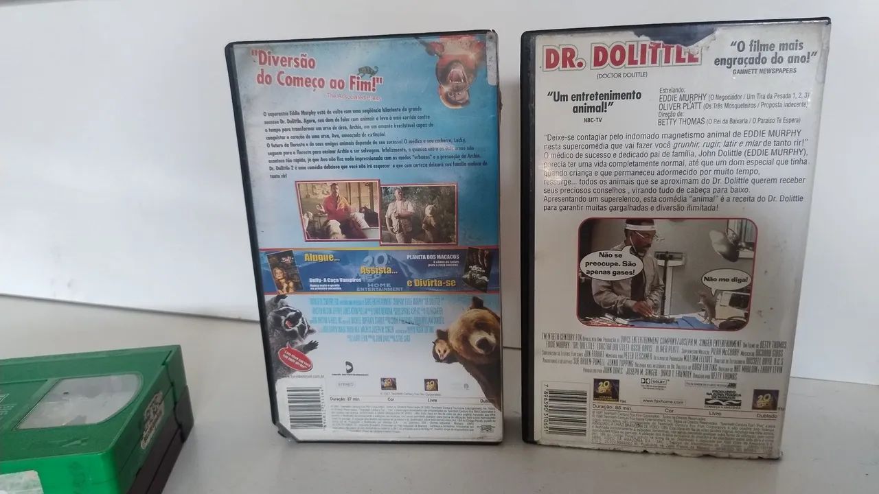 VHS DR.DOLITTLE 1 e 2 - Foto 2