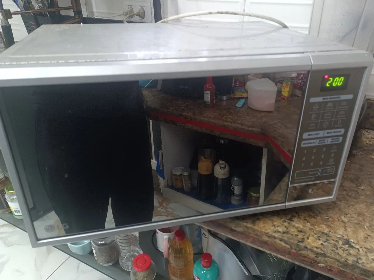 Microondas 220v entrego