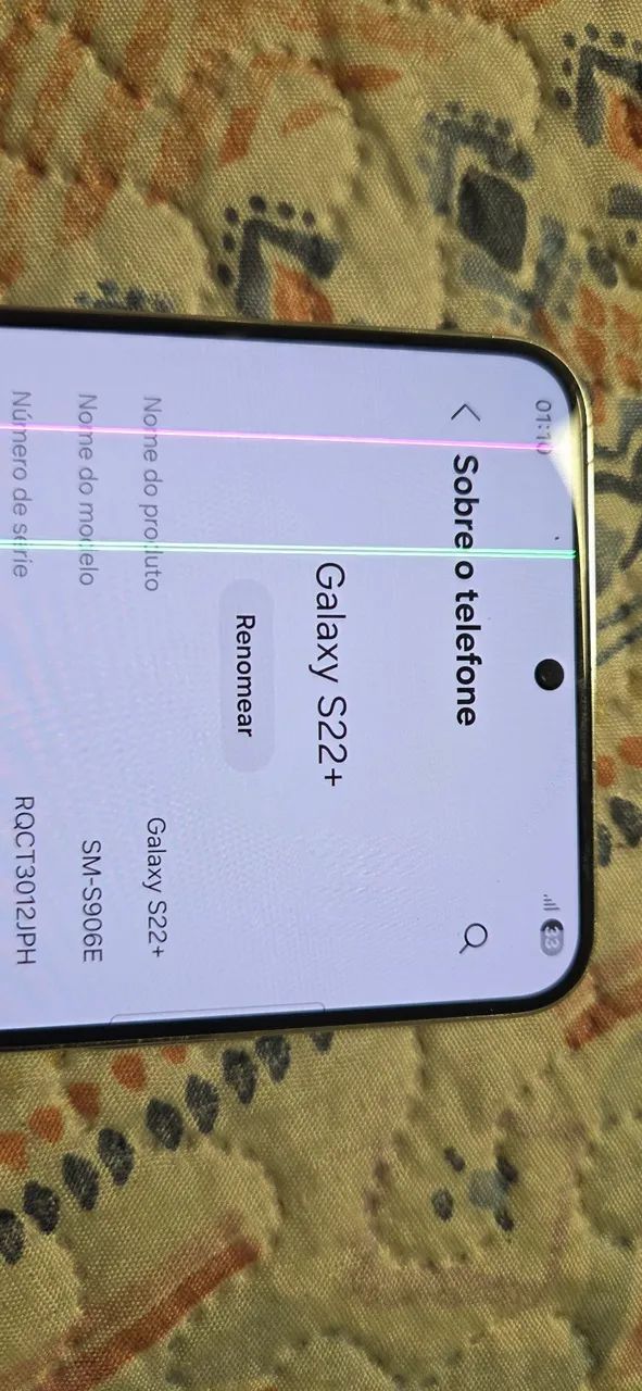 S22 plus 256g com listras na tela  - Foto 5