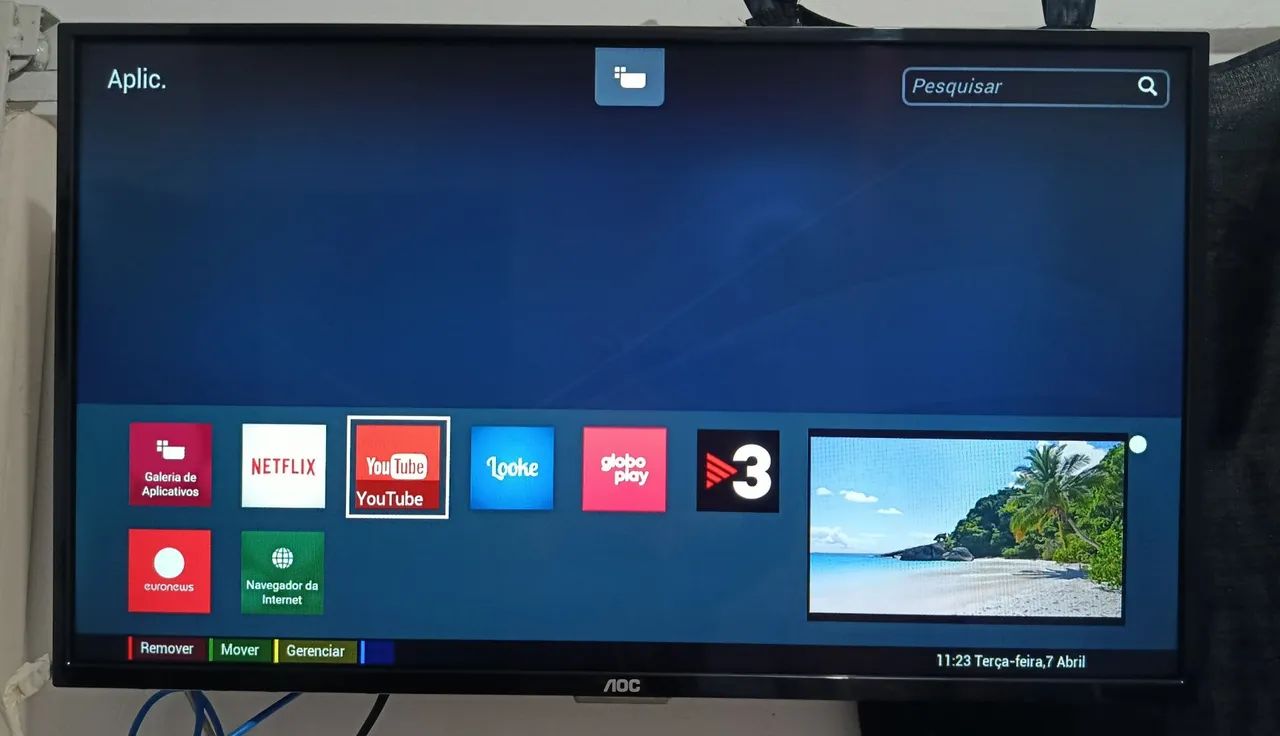 Smart TV 32 HD LED AOC Wi-Fi - Foto 4