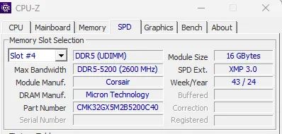 Memória RAM Corsair Vengeance, 16GB, DDR5 5200MHz, CL40 - Foto 3