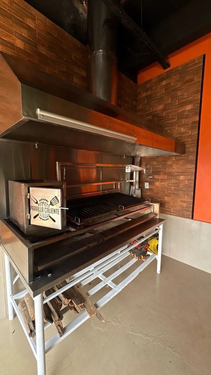 PARRILLA semi nova,com bancada e coifa - Foto 5