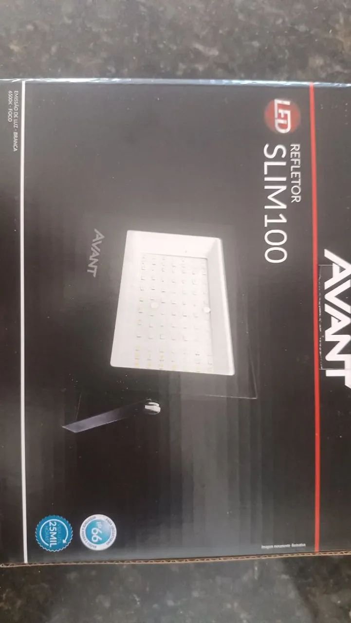 Luminarias Led super slim 100W ( caixa com 07 Und )