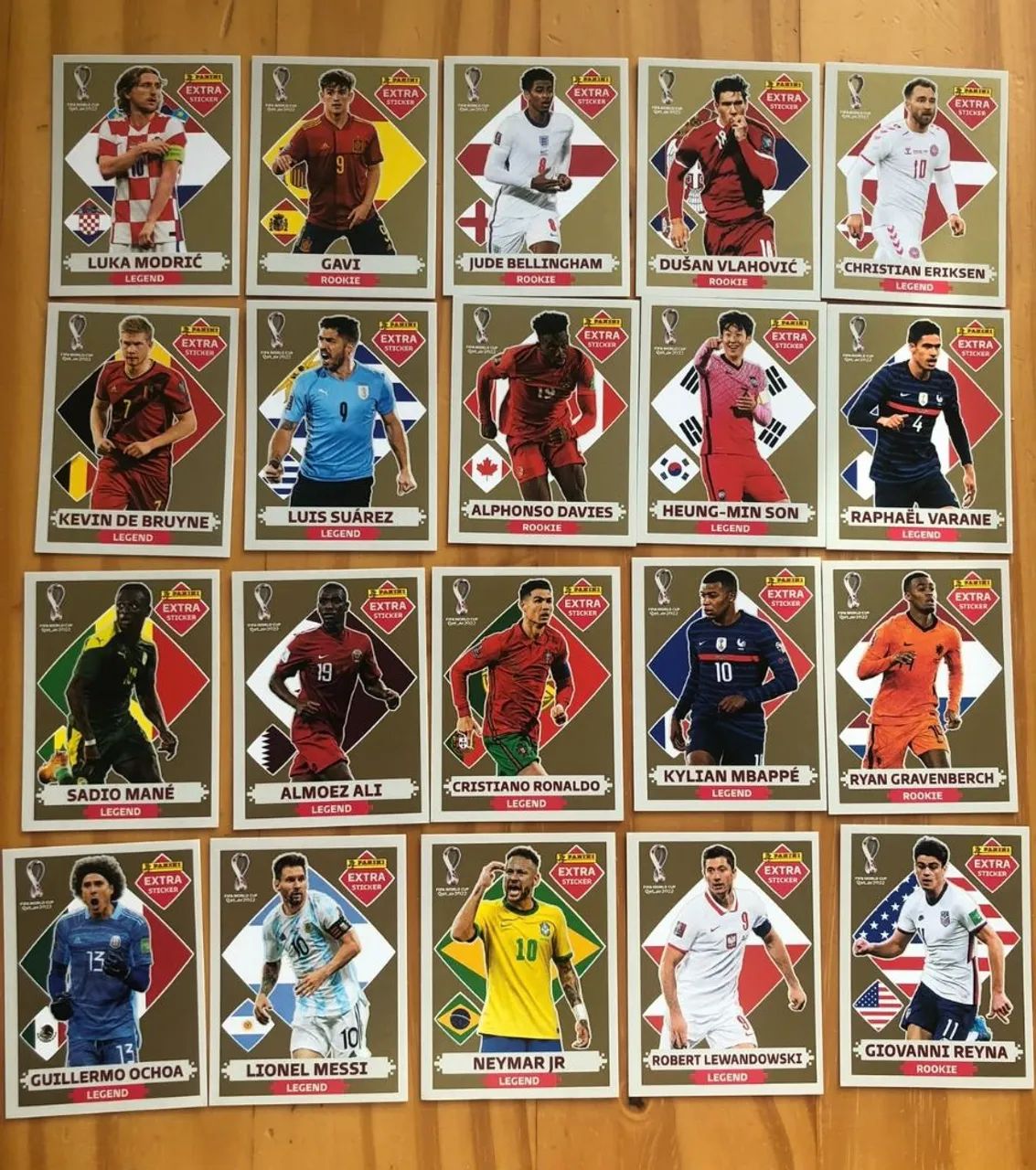 FIGURINHAS LEGENDS 2022