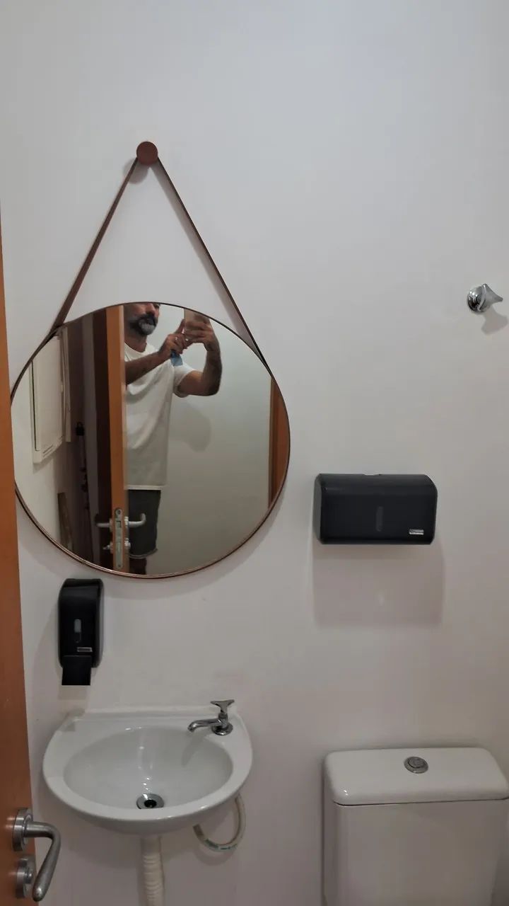 Kit Utensílios de banheiro com espelho  - Foto 2