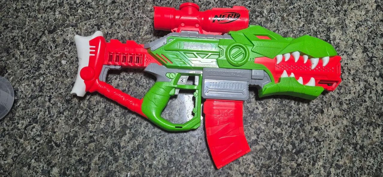 nerf automatica dinosquad
