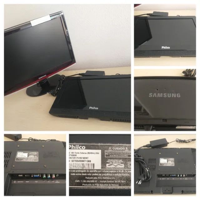 Monitores Samsung T190 21,5 + Monitor Philco PH16V 18DMT (LER)