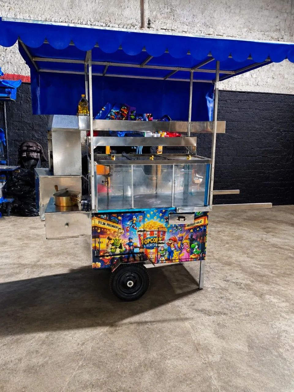 Carrinho de pipoca  - Foto 2
