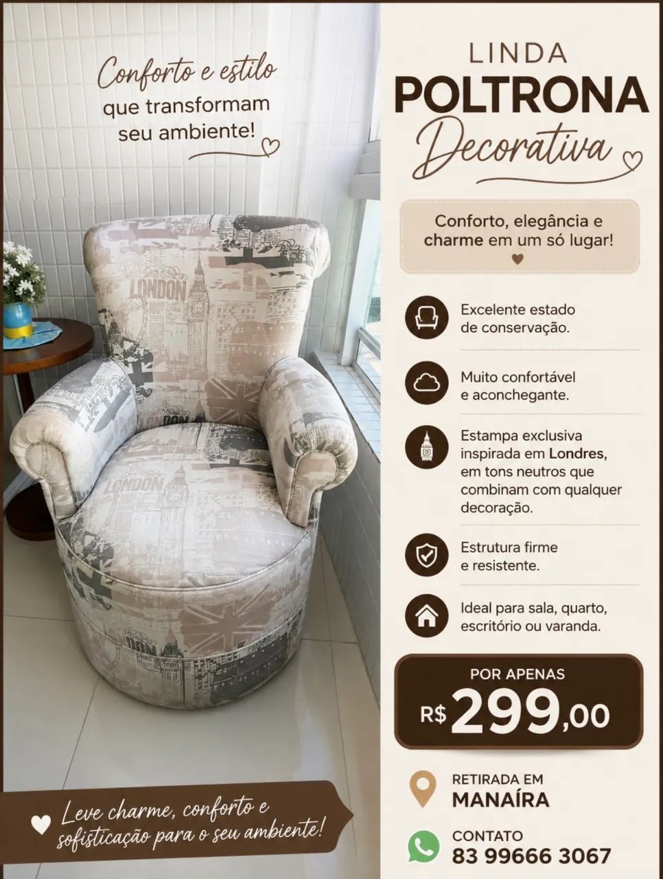 Poltrona belíssima!