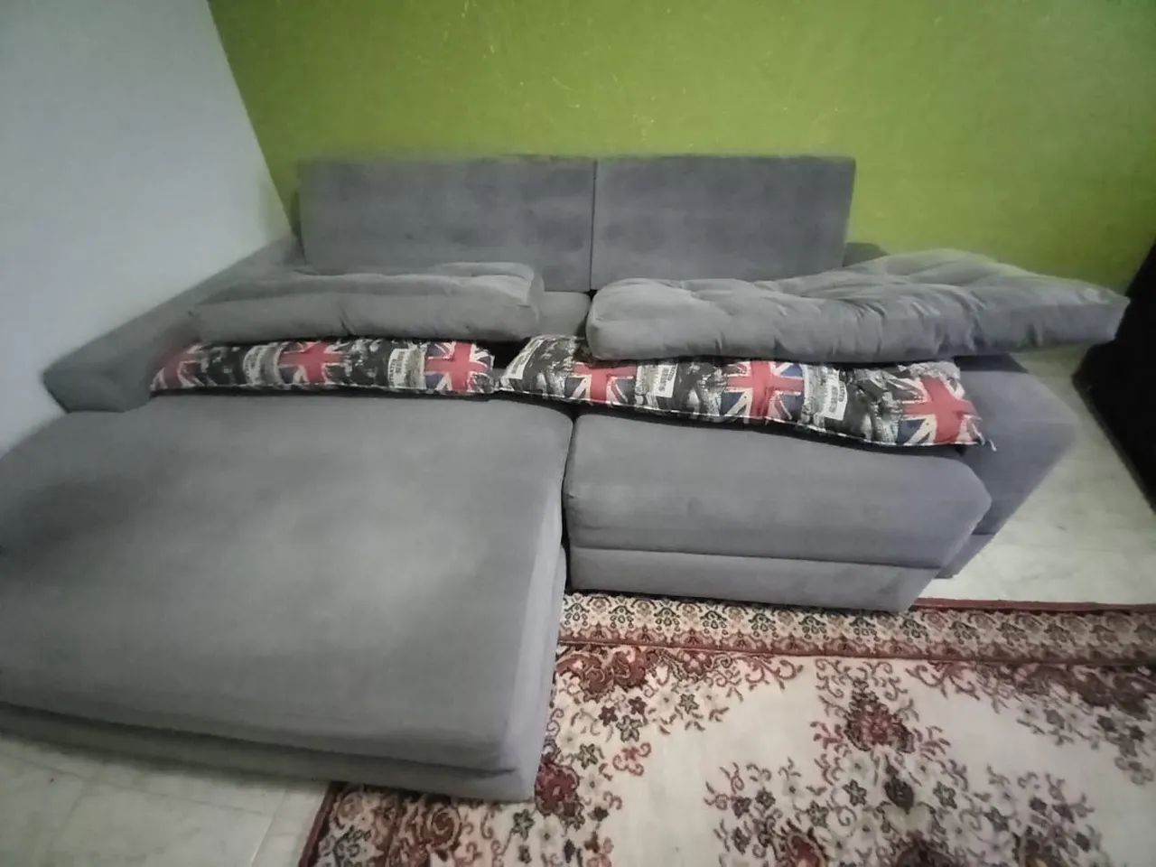 Sofá Retrátil com chaise - attraktiva  - Foto 3
