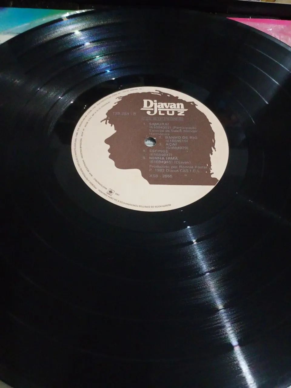 LP DJAVAN Luz 1982 Com Encartes Disco De Vinil  - Foto 5