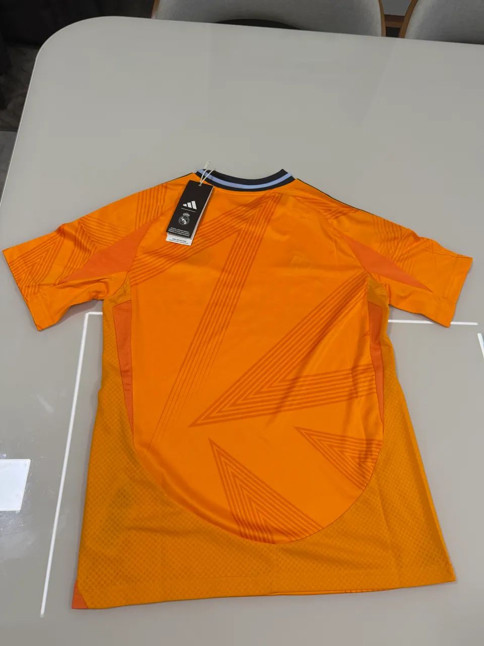 Camisa do Real Madrid Laranja Original INFANTIL - Foto 2
