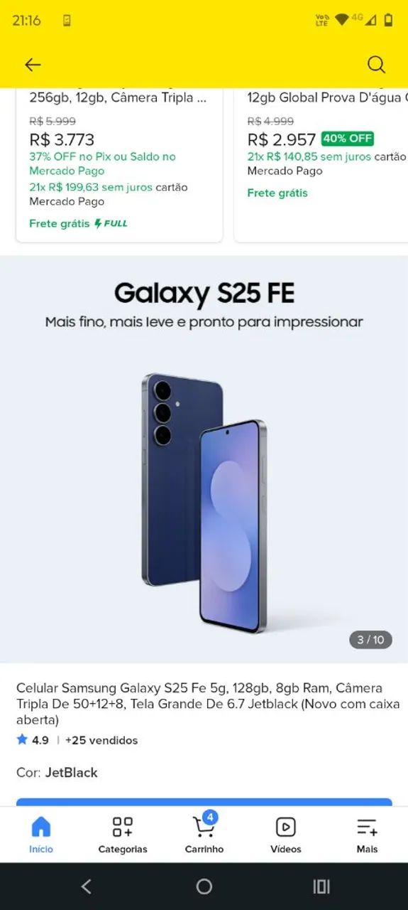 S25 FE 128 g