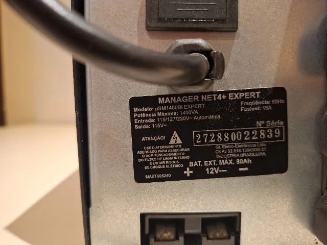 Nobreak SMS Nobreak Manager NET4+Modelo uSM1400Bi Expert - Foto 5