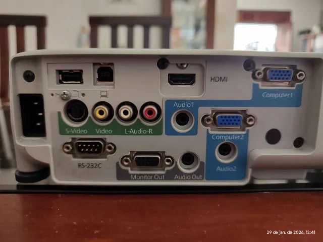 PROJETOR EPSON POWERLITE S27-2700 ANSI-LÚMENS (Leia o anúncio) - Foto 2