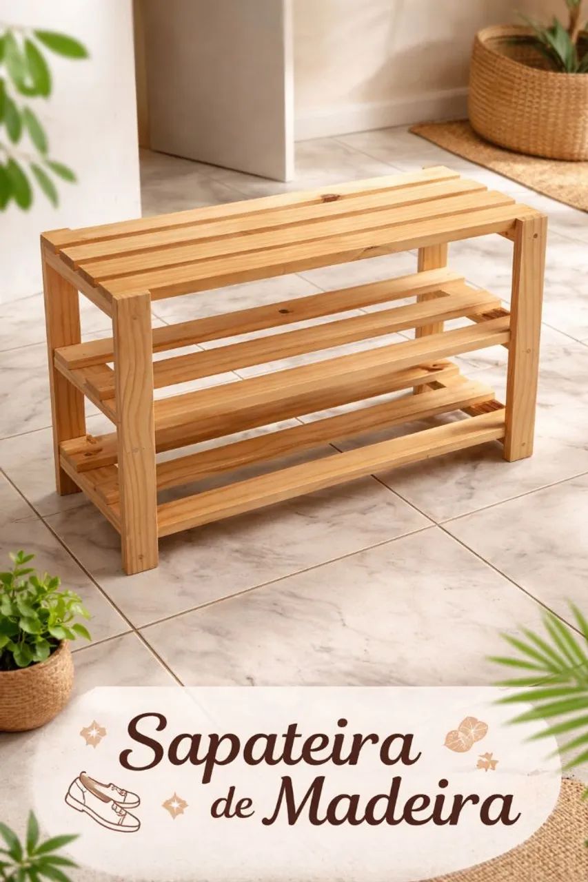 Sapateira em pinus