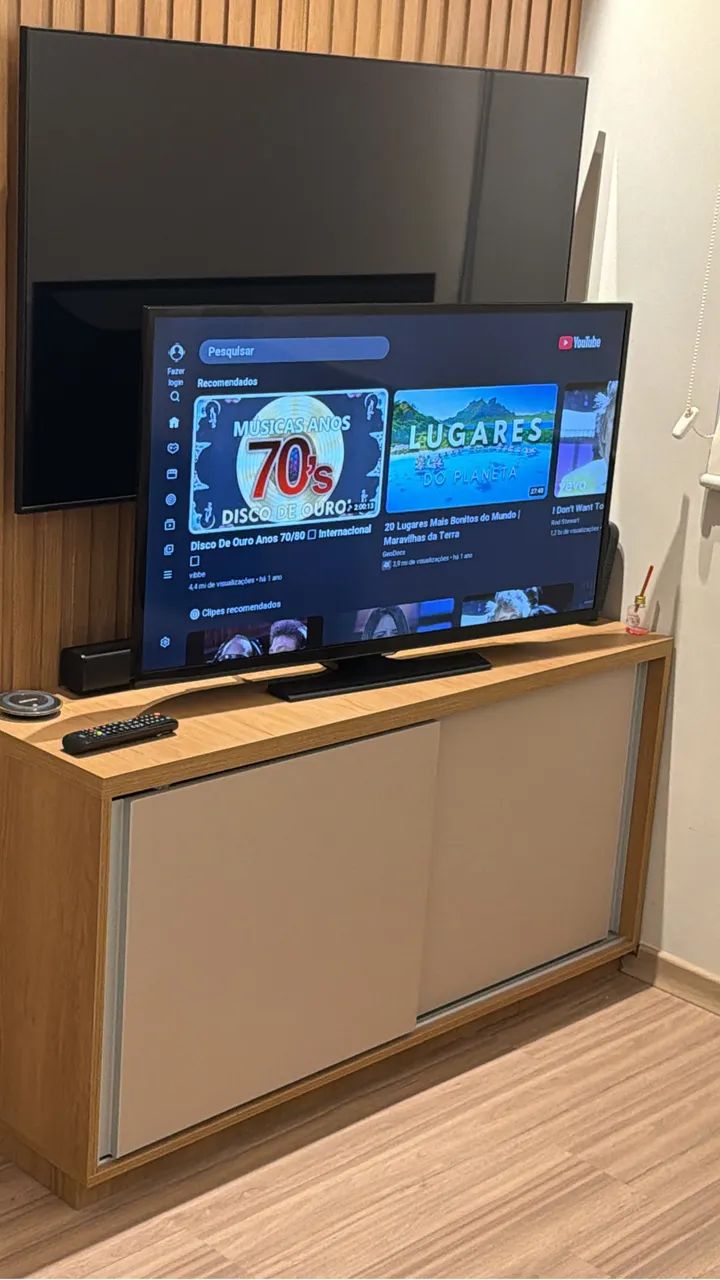 Tv Led smart Samsung 40+ Stick Android 3x 300 crédito 
