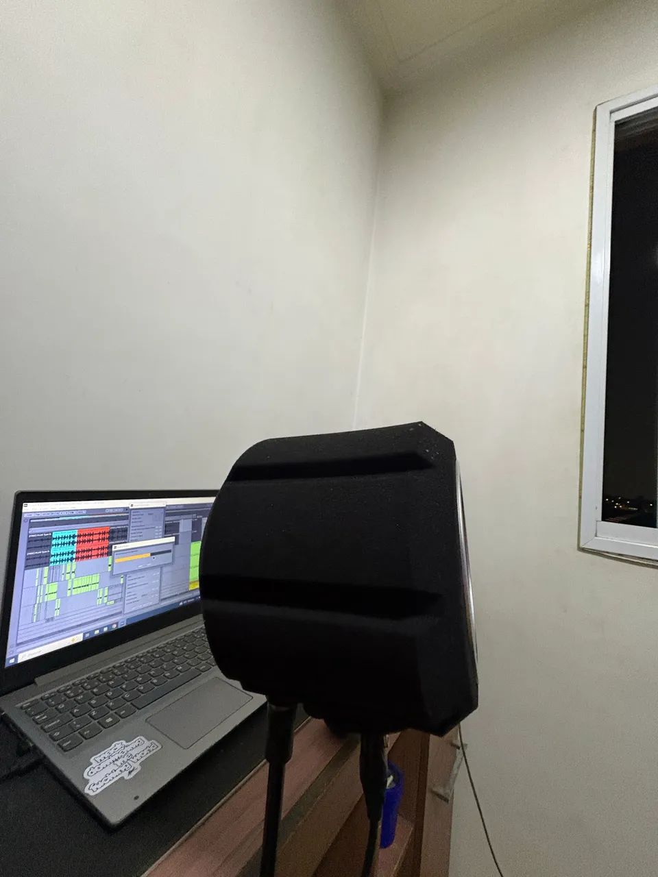 Pop filter espuma f2 para microfone - Foto 3