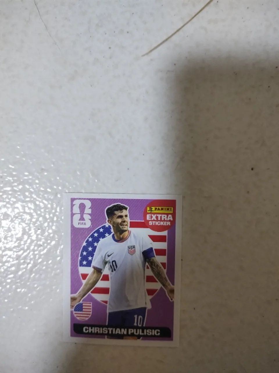 Figurinha Legend Christian Pulisic bordô 
