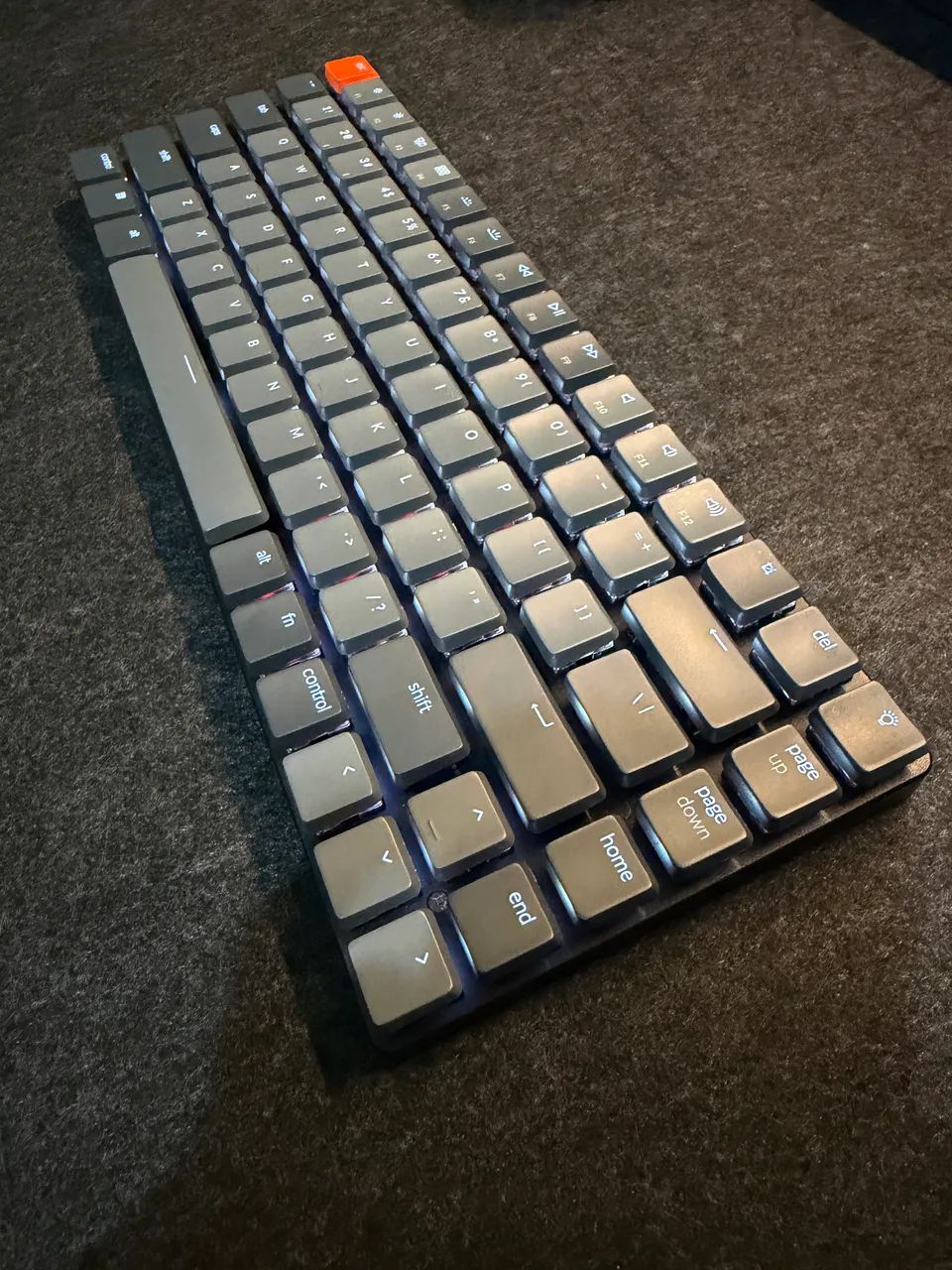 Teclado Keychron K3 v2 Switch Red Impecável  - Foto 3