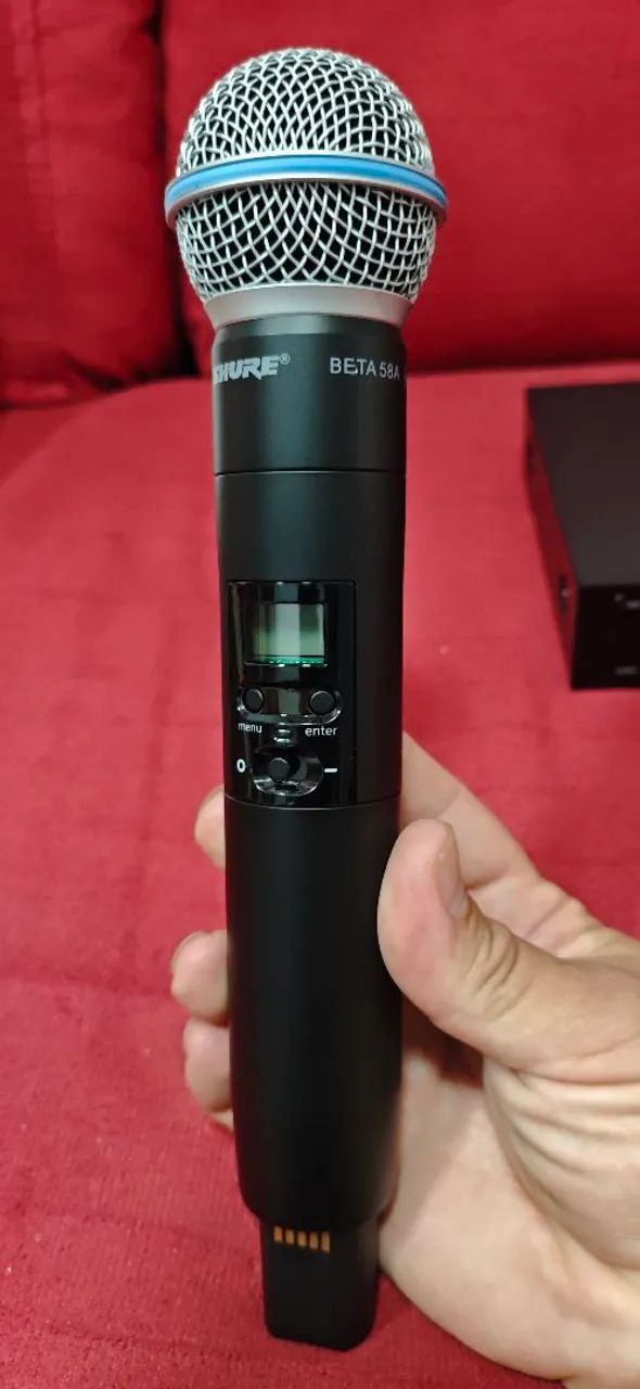 MICROFONE SHURE QXD24 2 BASTÕES  - Foto 2