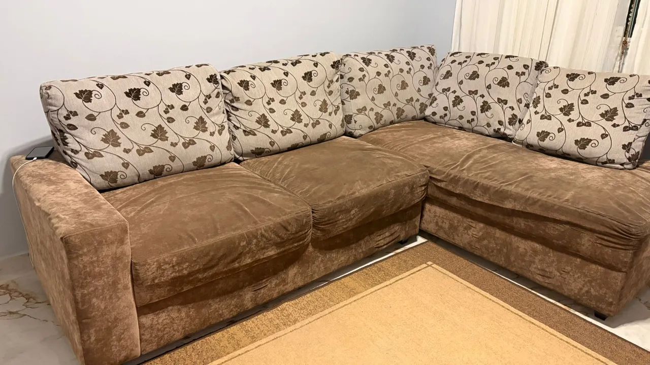Vendo sofá em L 2.38x183 aceito proposta  - Foto 2