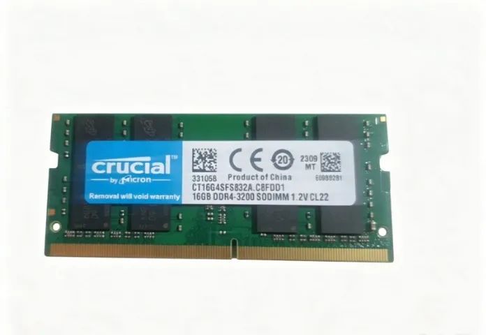 Crucial 16GB DDR4-3200 SODIMM メモリー Memória RAM Crucial 16GB DDR4-3200 (SODIMM, CL22) - Memória RAM