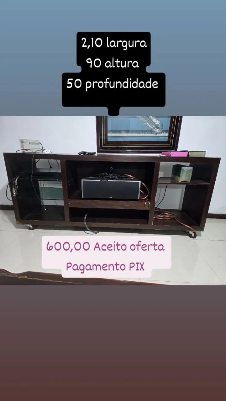 Rack de madeira maciça 