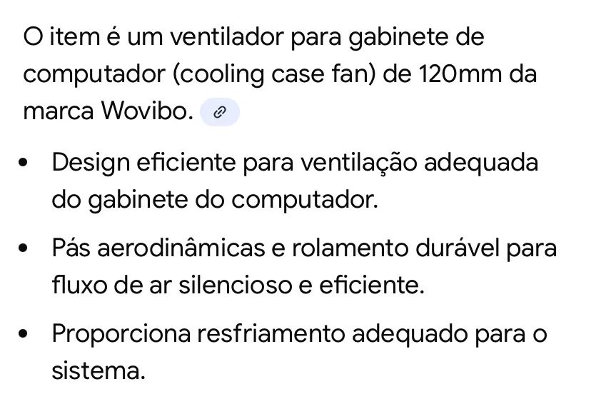 Ventilador de Gabinete de Resfriamento de 120mm - Foto 4