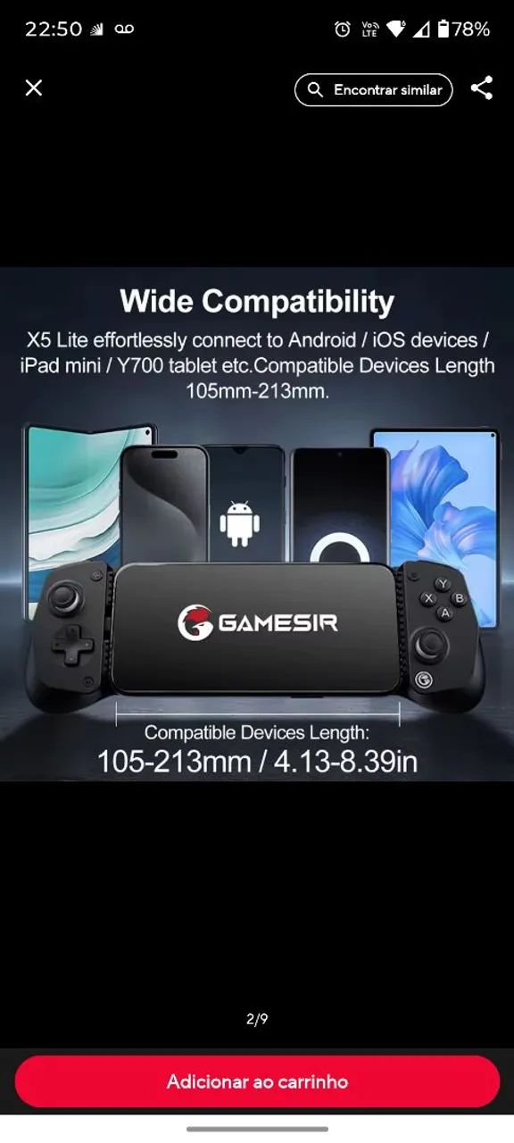 GameSir X5 Lite cor Wasabi - Foto 2