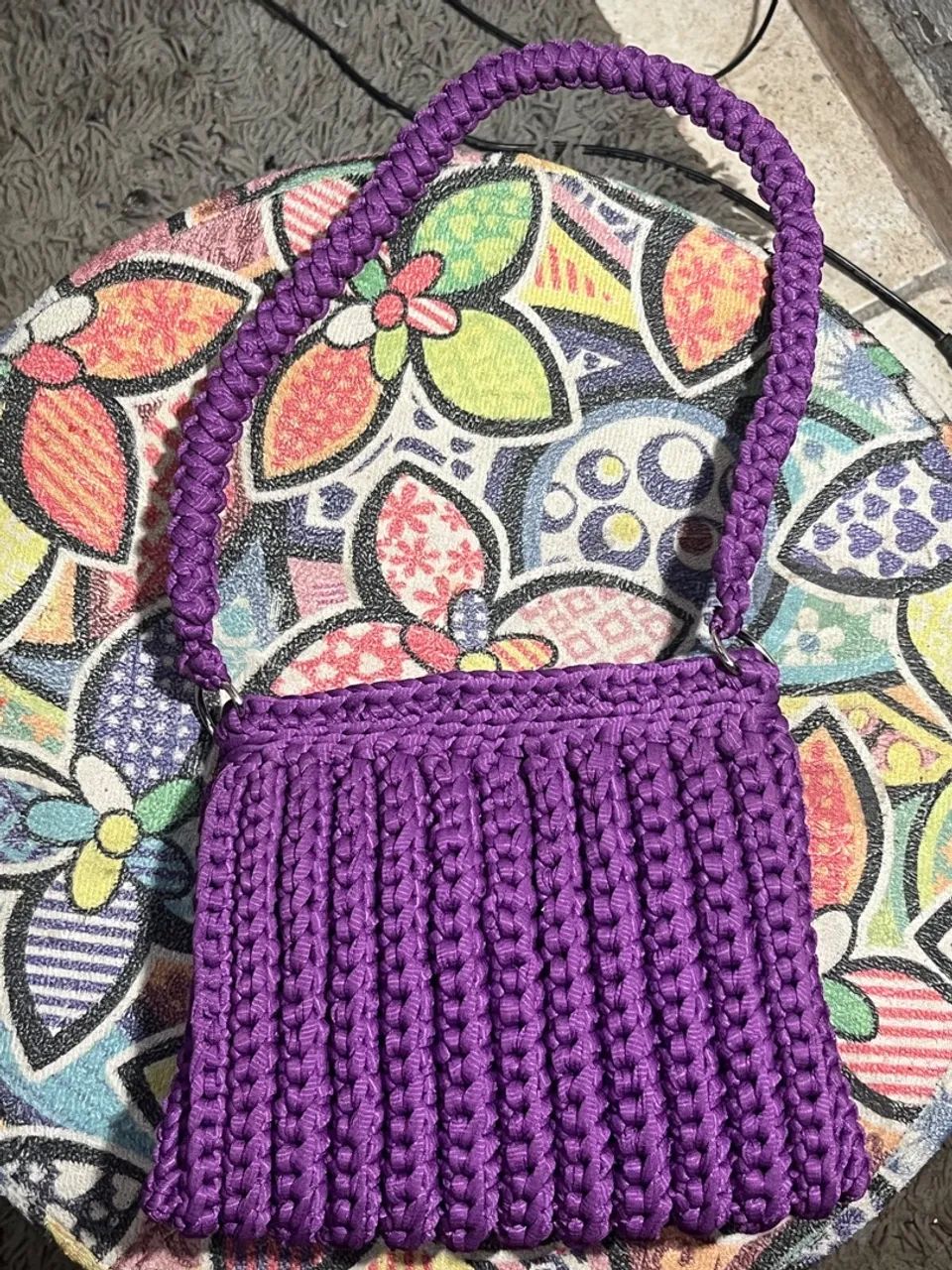 Bolsa  crochê 