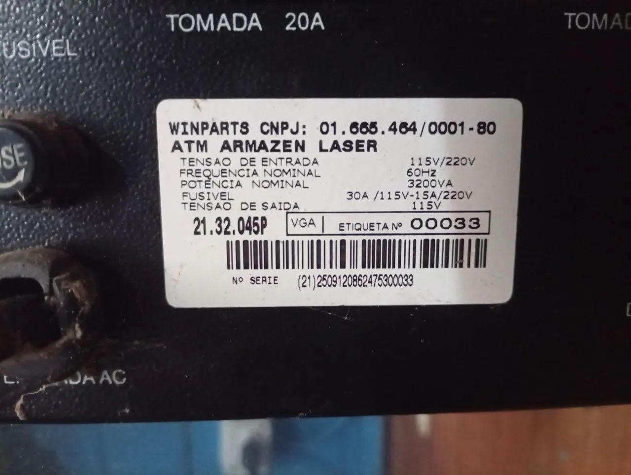Vendo estabilizador 3200 VA - Foto 3