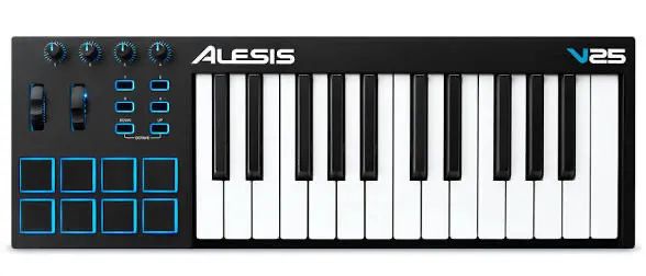 Controlador MIDI, Alesis V25. 
