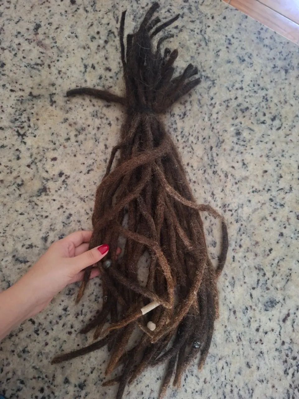 29 dreads, cabelo natural, 60cm