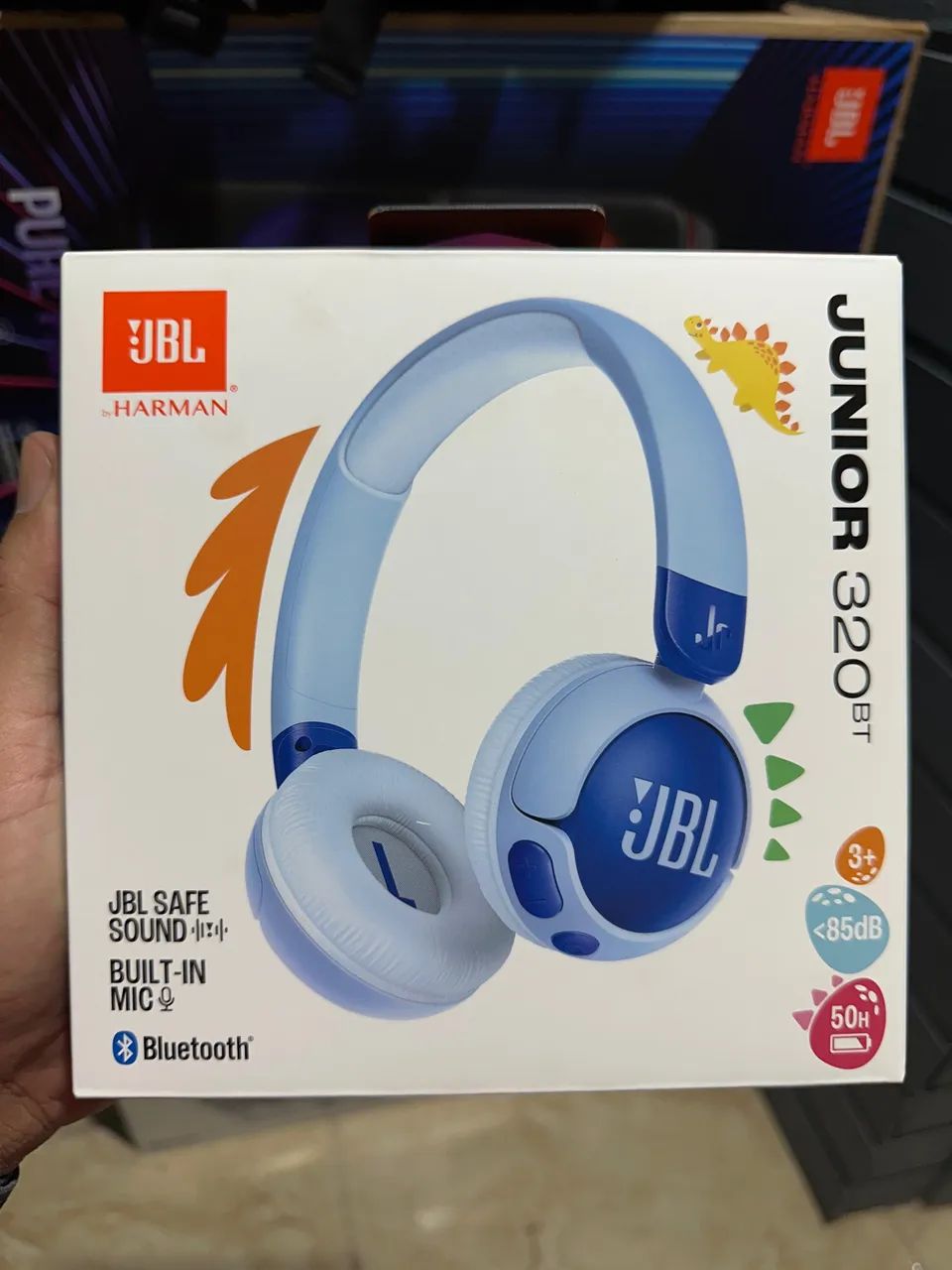 Fone JBL Júnior 320 Bluetooth - Azul