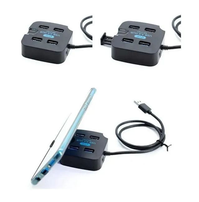 Hub Usb 3.0 Com Suporte Para Celular  - Foto 4