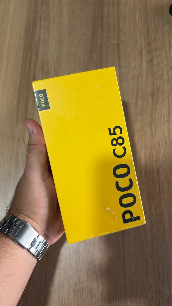 Celular Smartphone Xiaomi Poco C85 256/8G Black - Foto 4